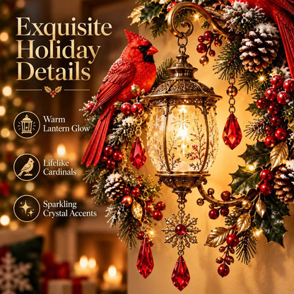 🔥Buy 2 Get 20% OFF🔥Cardinal Christmas Lantern Glow™ – Lighted Holiday Wall Decor