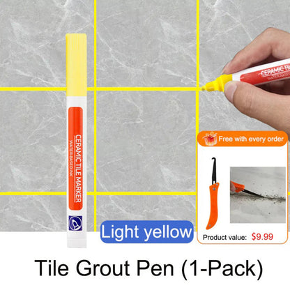 🔥Anti-mould and waterproof joint pen for ceramic tiles