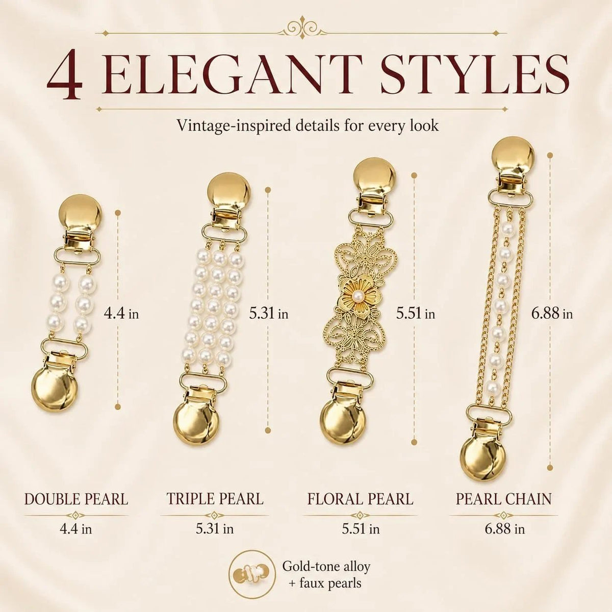 📿Multi-use Waist Cinch Clip | Cardigan & Shawl Clothing Fastener💎