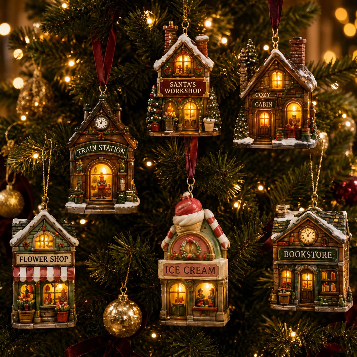 🔥24-Day Christmas Countdown Advent Calendar – Christmas Town
