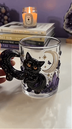 ⏳ Last Day 49% OFF – 🐾 Whimsical 3D Animal Sculpted Glass Mug Collection | 12oz Premium Clear Glass with Raised Animal Figures, Character-Specific Details & Playful Sculptural Accents ✨