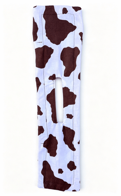 Western Print Low-Bun Hair Bow
