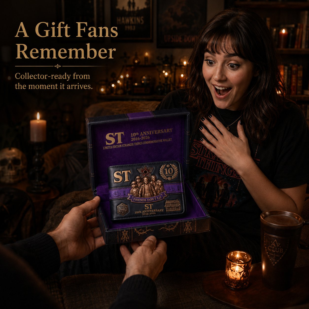 🦇 DARK UNIVERSE COLLECTOR'S EDITION WALLET – Gothic Horror Accessory