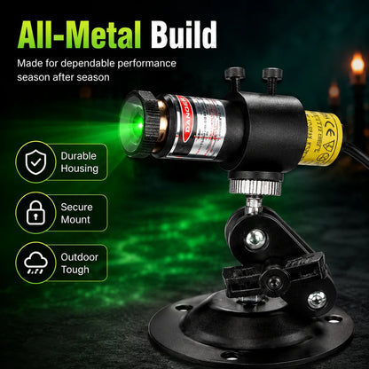 🎃Halloween Green Laser Fog Projector for Swamp Effect