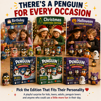 🐧 24 Days of Penguin Surprises Advent Calendar – 3 Fun Editions