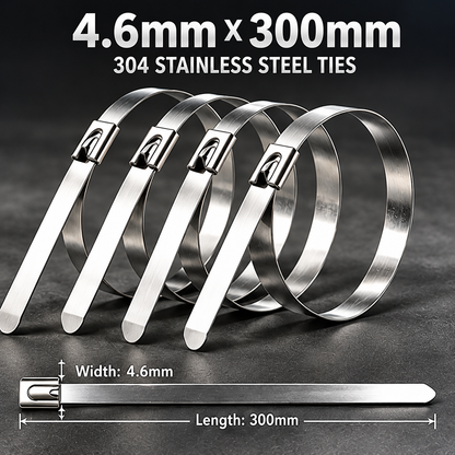 🔥Last Day 50% OFF-🔧Heavy-Duty 304 Stainless Steel Cable Tie Fastening Tool Kit