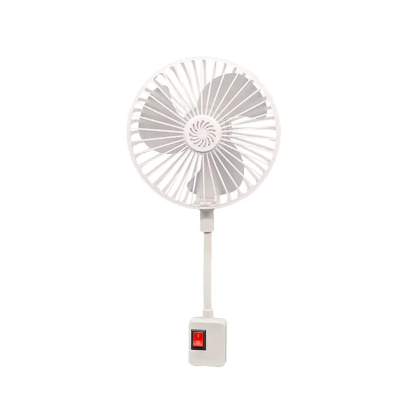 🌀🌿 360° bendable fan – quiet, scent slot, portable & cools every corner!