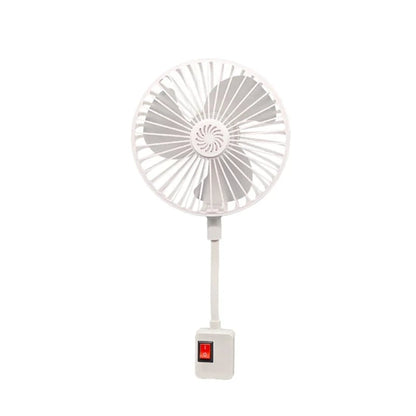 🌀🌿 360° bendable fan – quiet, scent slot, portable & cools every corner!