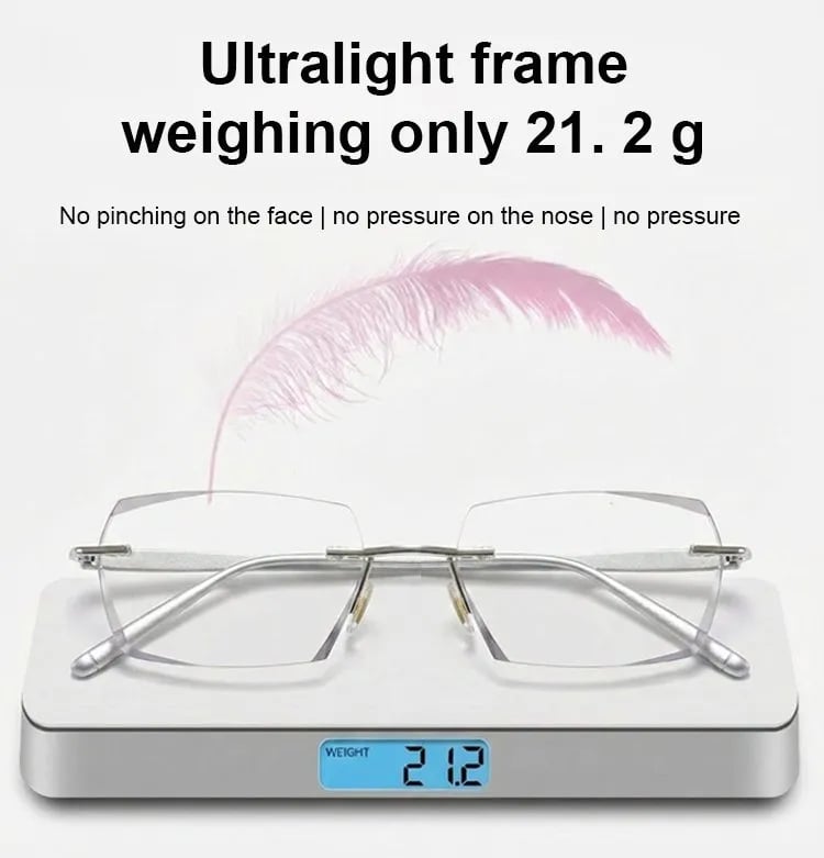 🔥🎁[Co-Created by Designers]Gypsophila Smart Zoom and Color-Changing Reading Glasses