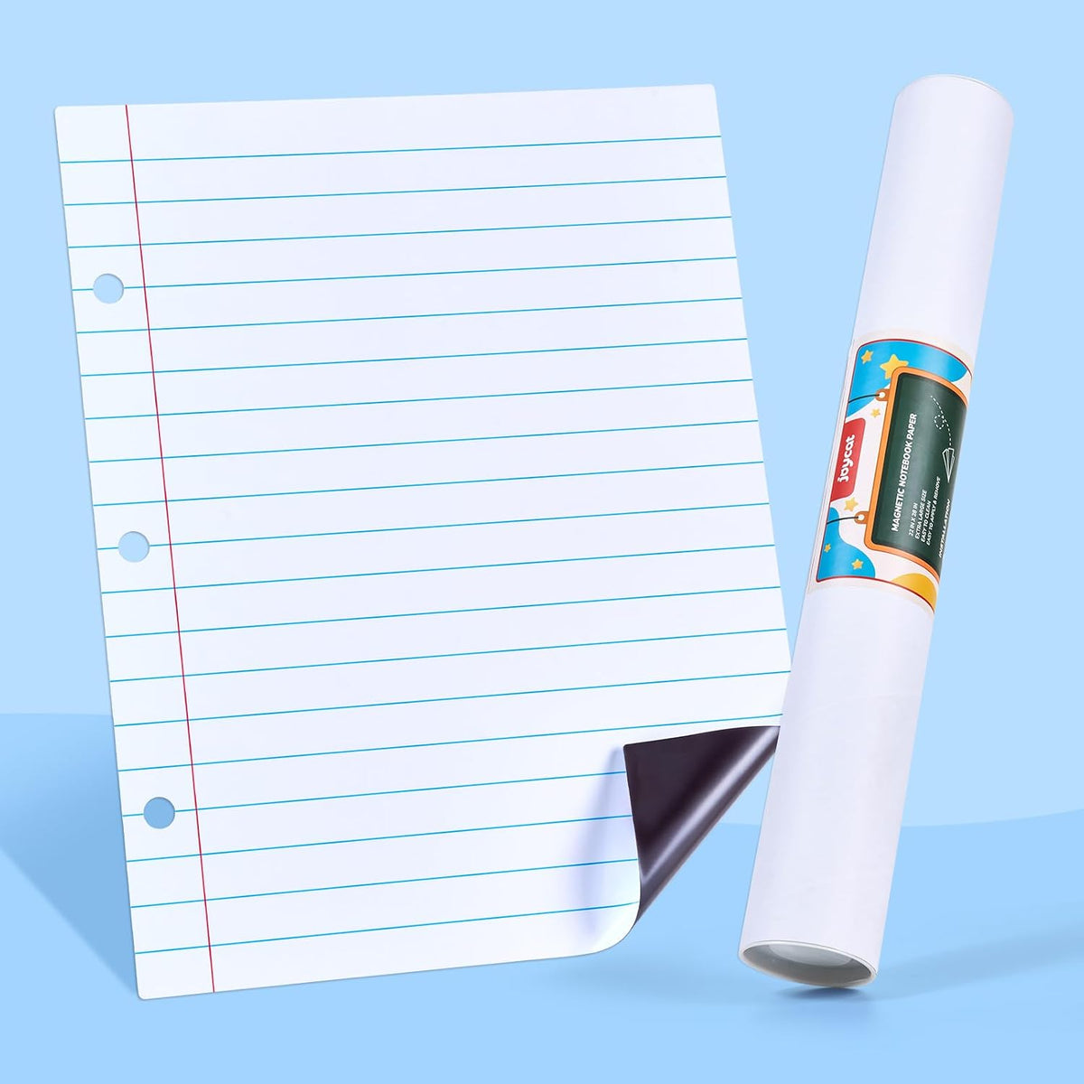 Giant Magnetic Notebook Paper, 22 x 28 Dry Erase Lined Sheet