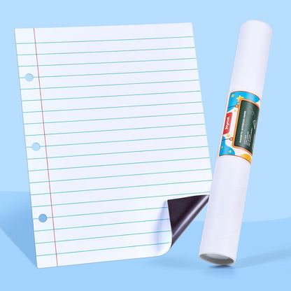 Giant Magnetic Notebook Paper, 22 x 28 Dry Erase Lined Sheet