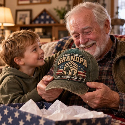 🇺🇸 Forever Our Hero™ – Veteran & Grandpa Tribute Cap | 2 Meaningful Designs 🧢