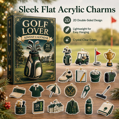 🎄24-Day Golf Charm Holiday Countdown 🎁✨