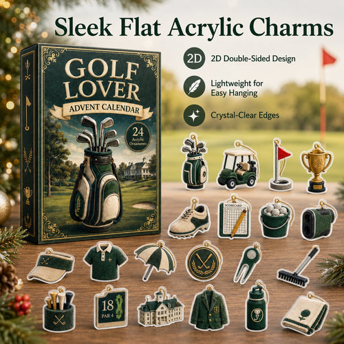 🎄24-Day Golf Charm Holiday Countdown 🎁✨