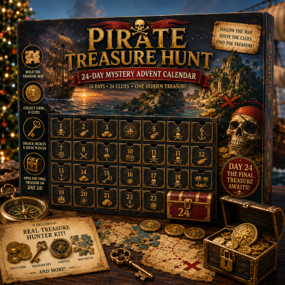 ⏳ Last Day 52% OFF – 24-Day Mystery Adventure Advent Calendar Collection | 24 Clues, Hands-On Puzzles & One Final Reveal