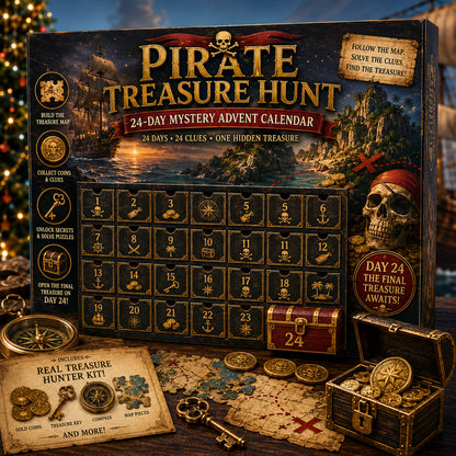 ⏳ Last Day 52% OFF – 24-Day Mystery Adventure Advent Calendar Collection | 24 Clues, Hands-On Puzzles & One Final Reveal