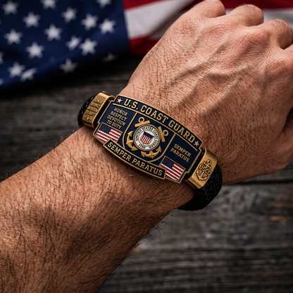 ⚓Last Day Promo: 49% OFF 🌊U.S. Coast Guard Semper Paratus Tribute Bracelet