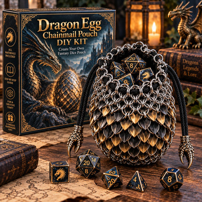 🔥Last Day 49% OFF - 🐉 Dragon Egg Chainmail Pouch DIY Kit
