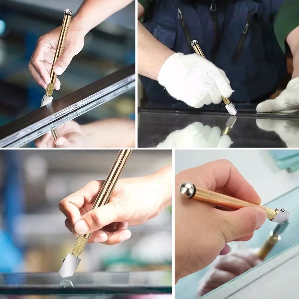 ⭐Premium Carbide Glass Cutter | Clean & Precise Glass Cutting Tool