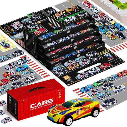 🎁LAST DAY 50% OFF🏎️48pcs Pull-Back Toy Cars Set