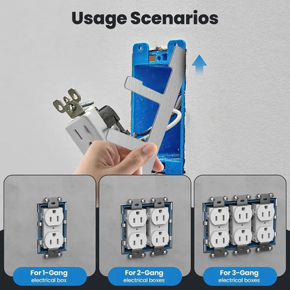 ⚡ Electrical Box F Clips | Old Work Mounting Support Straps（10 pcs)