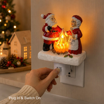 ✨ Christmas Wall Plug‑In Decor Night Light