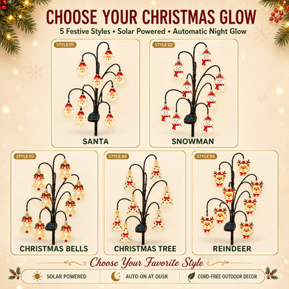 ⏳ Last Day 49% OFF – 🎄Solar Christmas Character Pathway Stake Light Collection | 5 Festive Designs with Warm White LEDs, Automatic Dusk-to-Dawn Lighting & Easy Ground-Stake Setup ✨