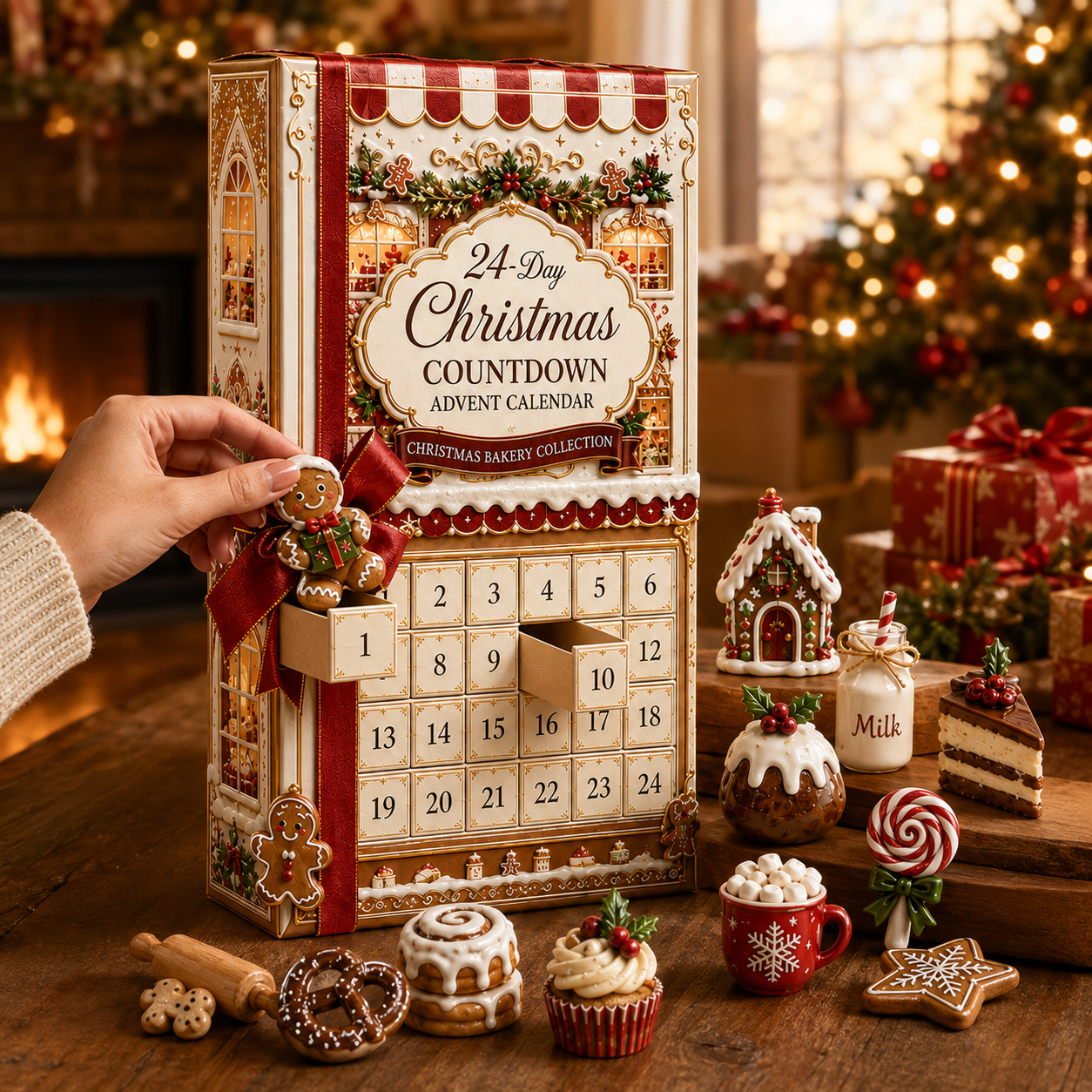 🔥24-Day Christmas Countdown Advent Calendar – Christmas Baking Collection