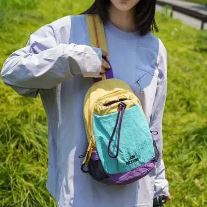 💖Hot 49% OFF🎒 Mini Color Block Backpack — Small Pack, Big Adventures!
