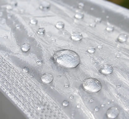 🌧️ RainShield Pro™ Transparent Waterproof Tarp – Heavy-Duty Outdoor Cover with Secure Grommets