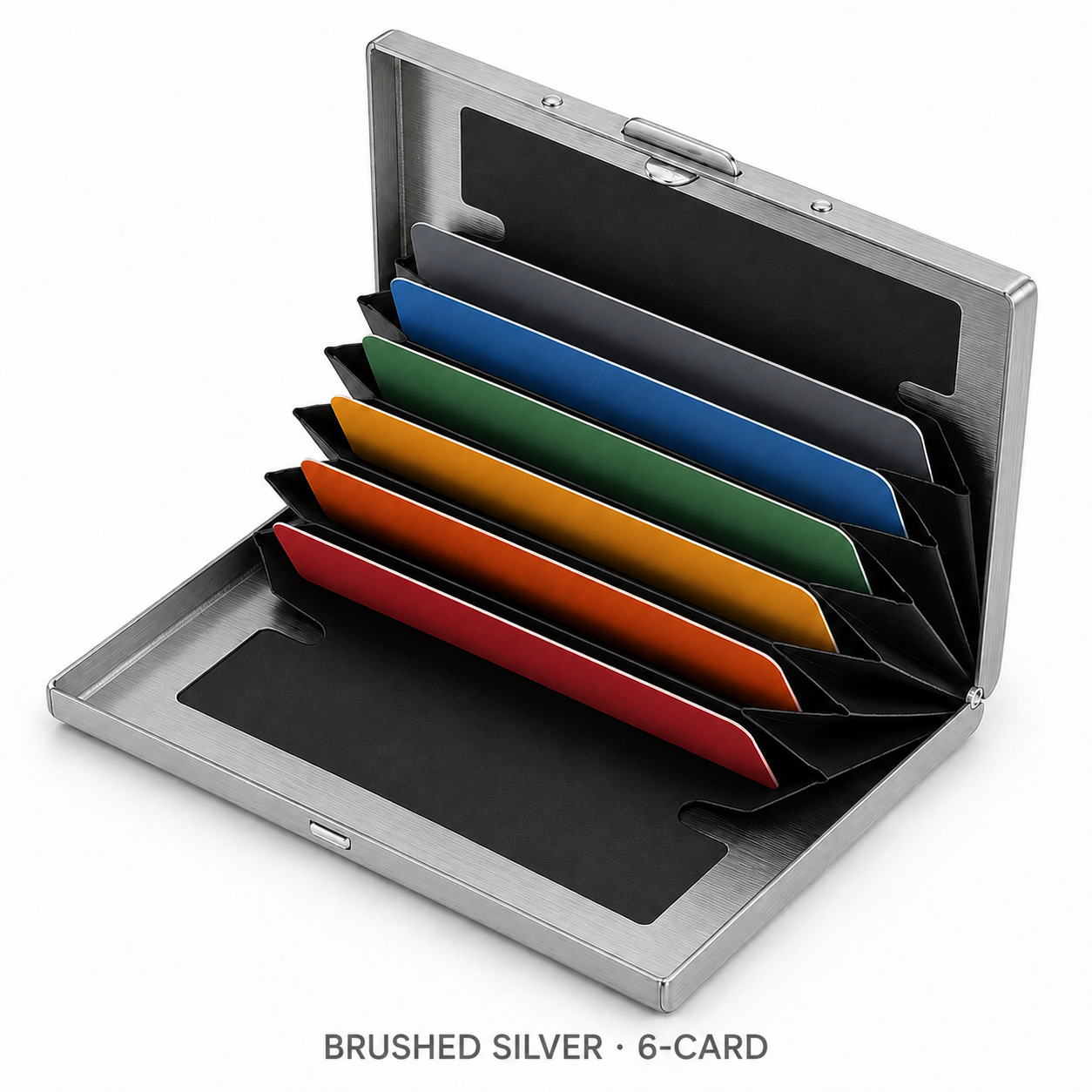 🔥RFID-Blocking Stainless Steel Card Wallet – Organized, Secure & Pocket-Ready 🔒