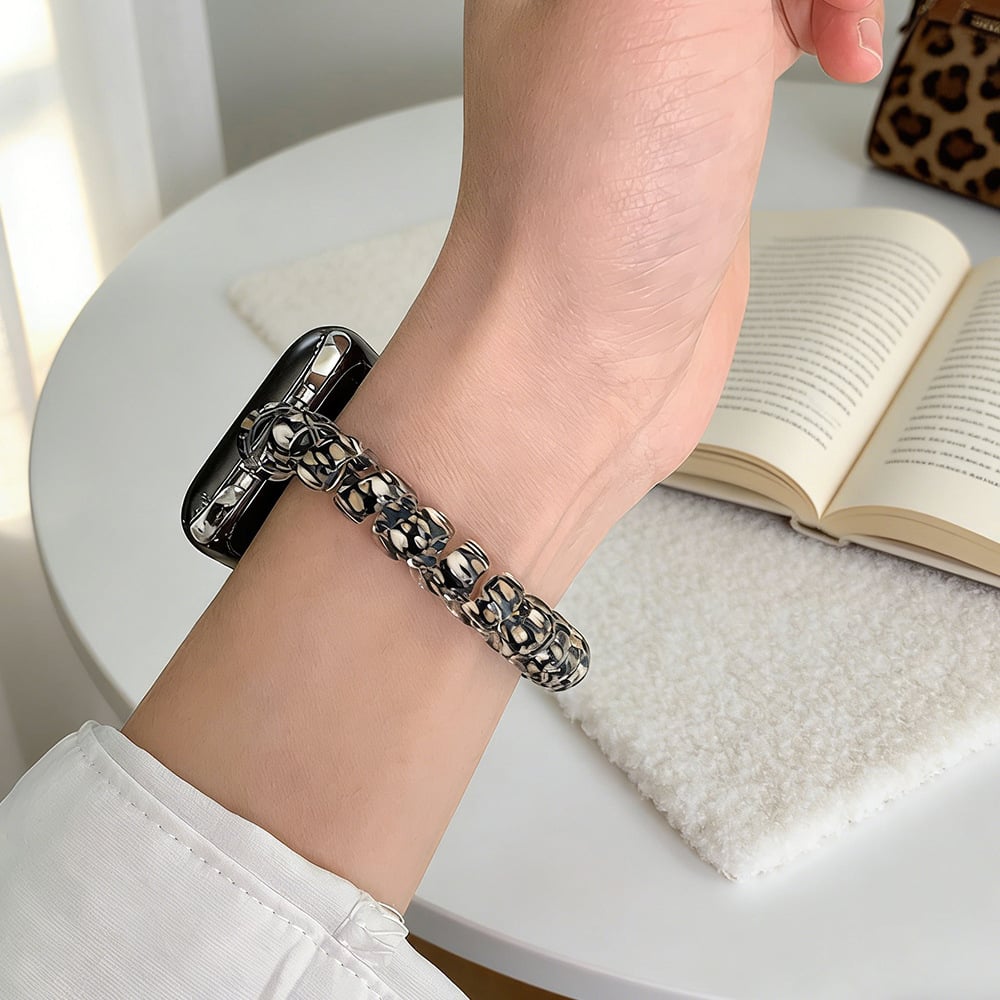 🐆 Trendy Leopard Elastic Stretch Bracelet Band for Apple Watch (Buy 2 Save Extra 5%!) ✨