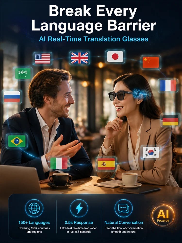 PulseAI Smart Audio Shades 🕶️🎧