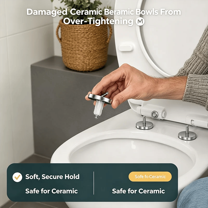 2 Counts, Universal Toilet Seat Expansion Screw Bolts, Thickened Stainless Steel🔩