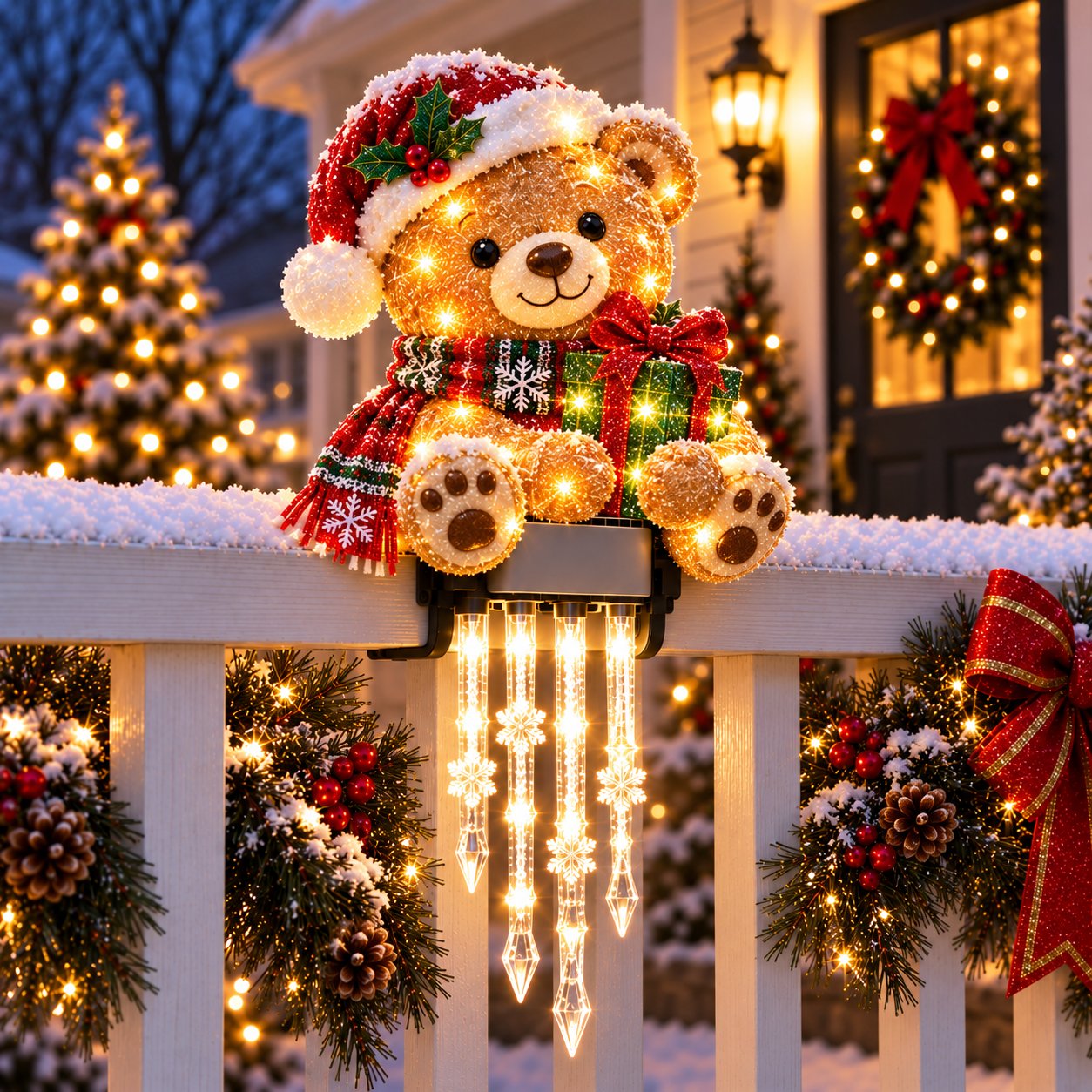 🎄Christmas Character Railing Lights😍