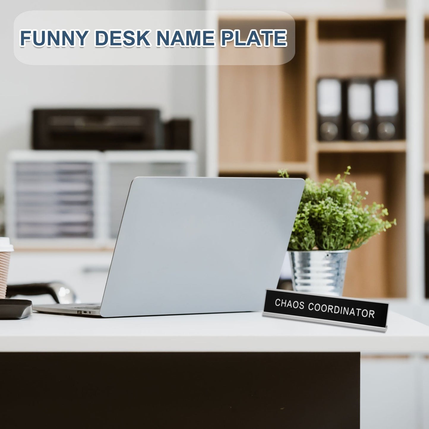 Let Me Drop Everything Funny Desk Name Plate