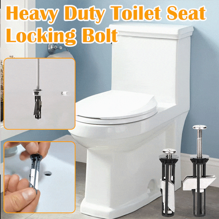 🎉✨ Universal Toilet Seat Bolt Kit - Quick Release & Easy Install