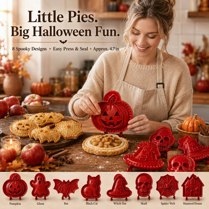🎃 8-Piece Halloween Mini Hand Pie Mold Set✈️ Buy 2+ Get Free Shipping