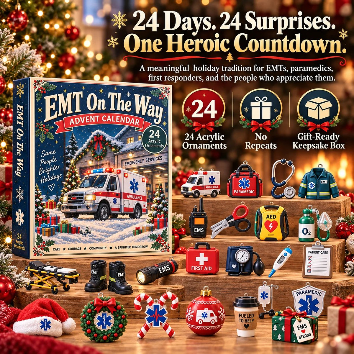 🚑 EMT On The Way Advent Calendar 2026 – 24-Day Countdown