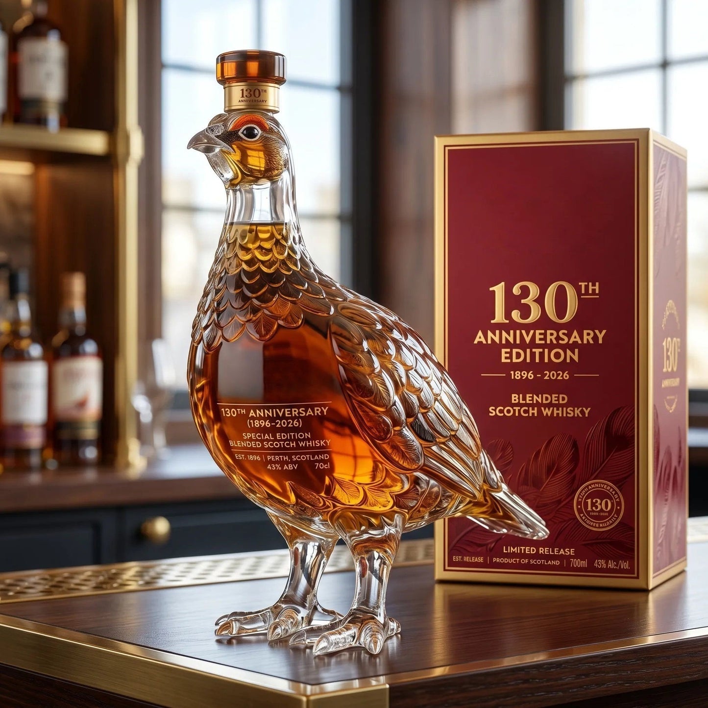 🔥49% OFF today ONLY🔥50K+ SOLD! Grouse 130th Anniversary Edition Blended Scotch Whisky Bottle
