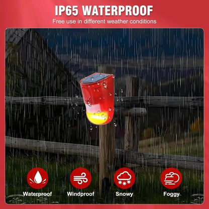 🎉🛡️ 50% OFF NOW! ☀️ Solar Ultrasonic Animal Scarer – 110° PIR sensor, detects up to 8m – Keeps gardens safe from pests & wildlife 🌿