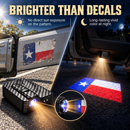 ✨Smart Auto-Activate Car Door Shadow Lamp  Ideal for Vehicle Mod & Night Entry Styling