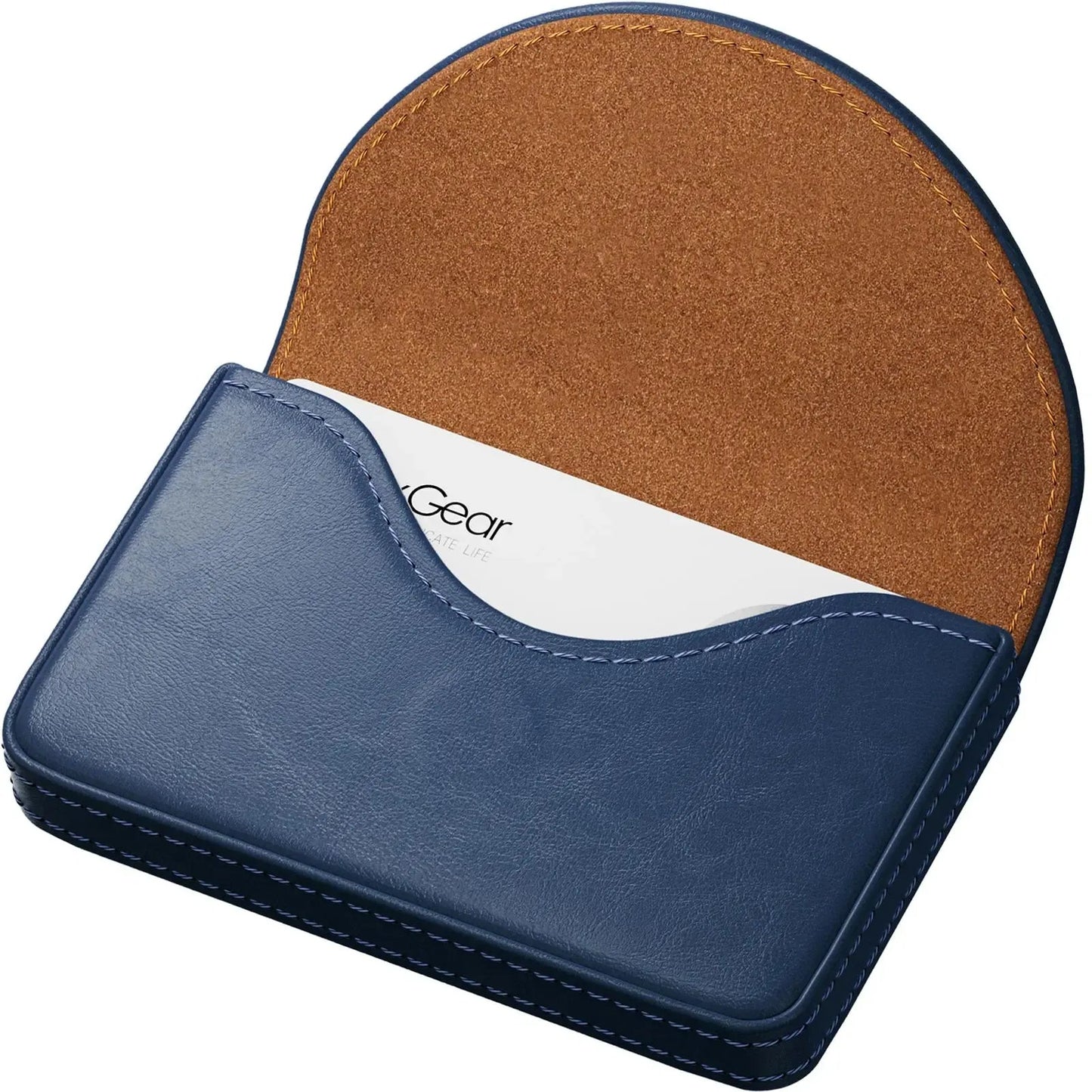💖Hot 49% OFF💼 PU Leather Business Card Holder – Slim Magnetic Name Card Case