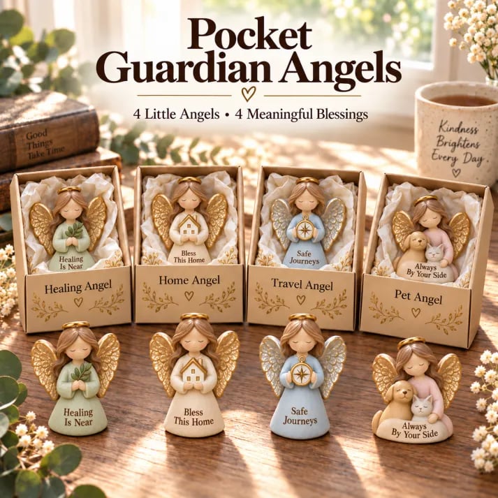 🔥Last Day 49% OFF - 👼💕12 Pocket Guardian Angels – 🎁Little Blessing Keepsake Gifts