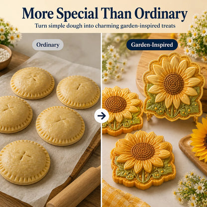 ⏳ Last Day 49% OFF – 🌸 8-Design Spring Garden Mini Pie Mold Collection | Reusable Embossed Molds for Shaping Detailed Bee, Butterfly, Ladybug, Sunflower, Cottage & More 🥧✨