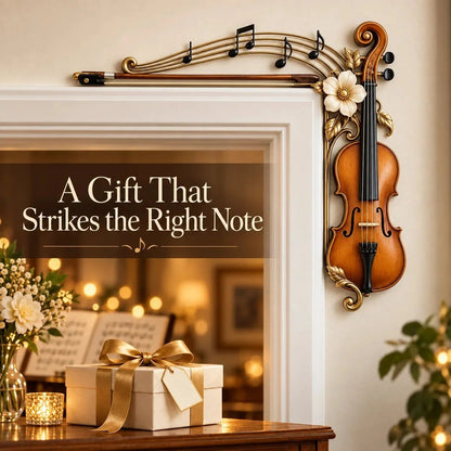 🎻 Violin & Music Notes Door Topper | Musical Wall Accent
