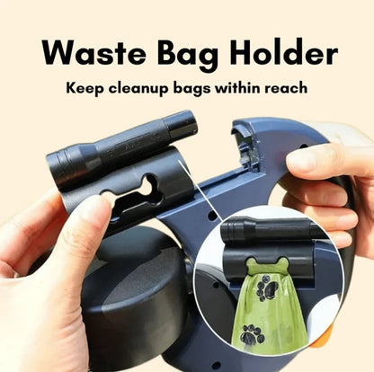 2-in-1 Multifunctional Retractable Dog Walker