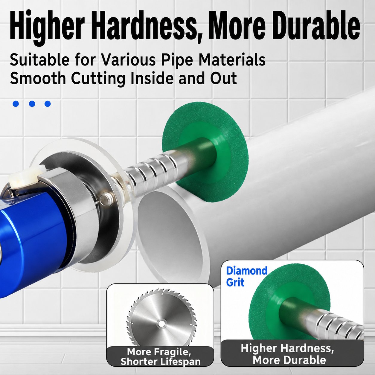🔥Premium Internal Pipe Cutter Tool Set | Precision Depth Control for PVC & Wood