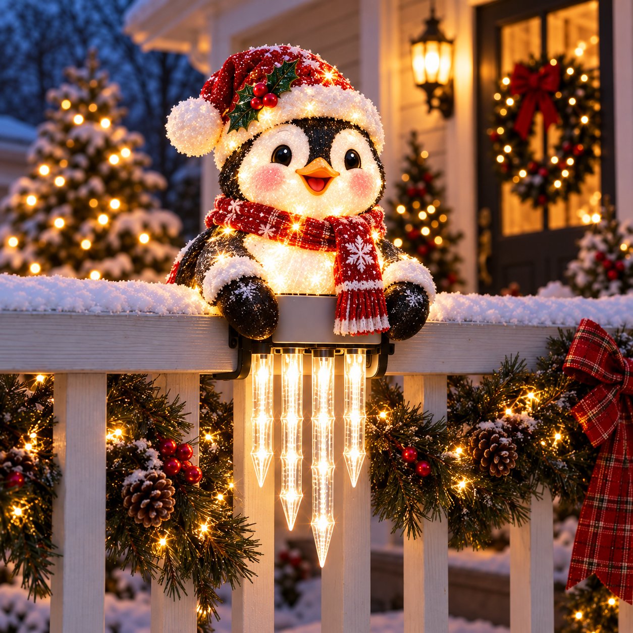 🎄Christmas Character Railing Lights😍