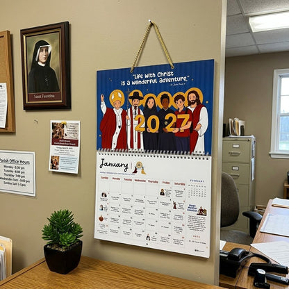 ✝️ 2027 Catholic Liturgical Wall Calendar Follow The Church Year With Faith, Prayer & Tradition